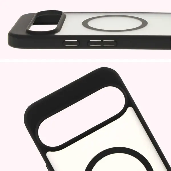 Bizon Case MatteO Google Pixel 9 Pro XL transparent with black frame