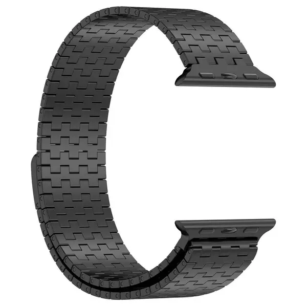 Bizon Strap Watch Titanium Apple Watch 38/40/41/42 mm black