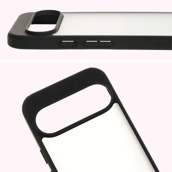 Bizon Case Angelo Google Pixel 9 / 9 Pro smoky with a black frame