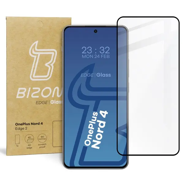 Bizon Glass Edge 2 OnePlus Nord 4 black