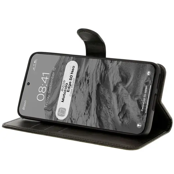 Bizon Case Pocket Motorola Edge 50 Neo black