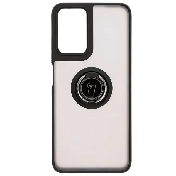 Bizon Case Hybrid Ring Motorola Moto G35 5G smoky with a black frame