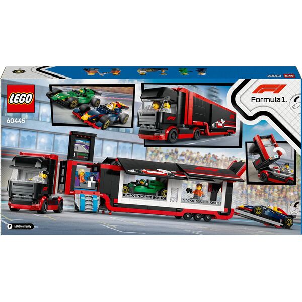 City Formula 1 F1® Ciężarówka z bolidami RB20 i AMR24 F1® (60445)