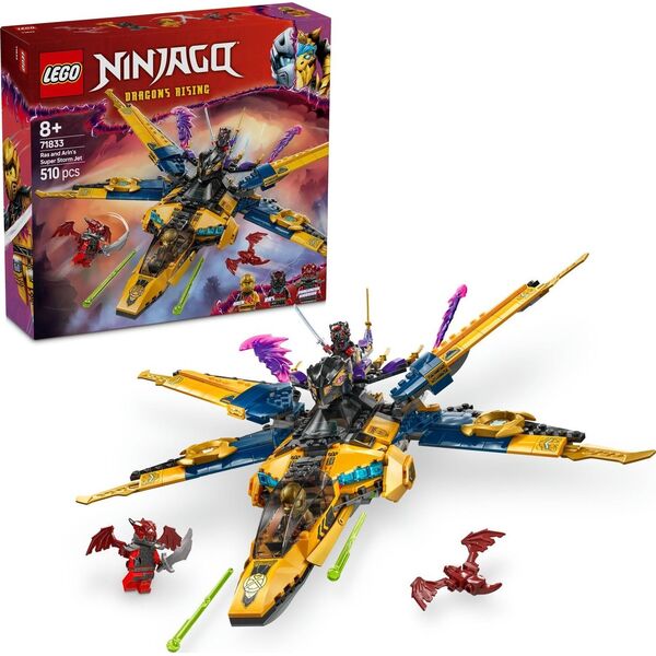 Ninjago Ras i burzowy superodrzutowiec Arina (71833)