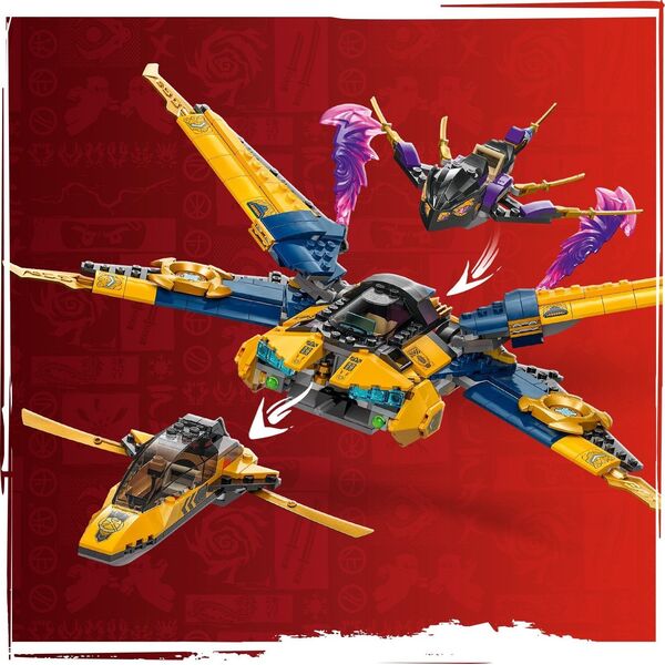 Ninjago Ras i burzowy superodrzutowiec Arina (71833)