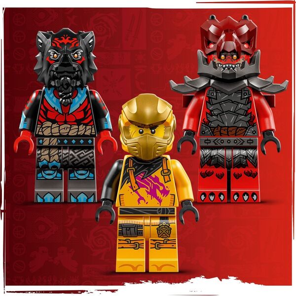 Ninjago Ras i burzowy superodrzutowiec Arina (71833)