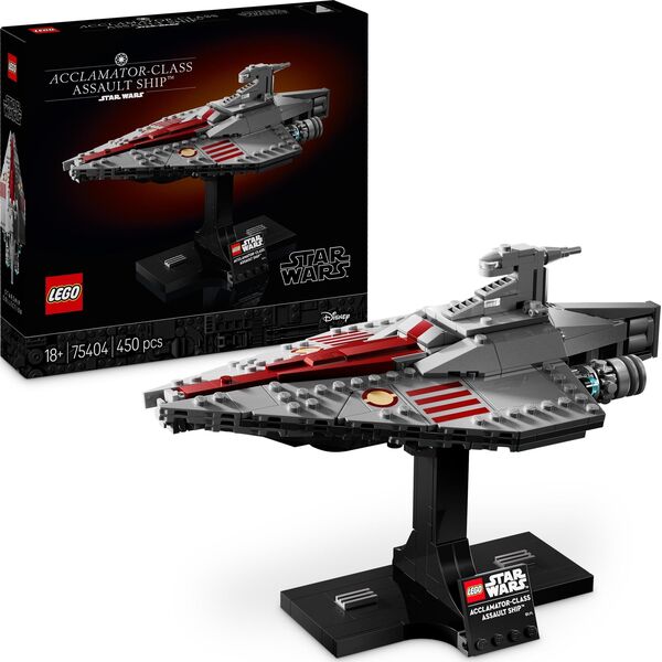 Star Wars Krążownik szturmowy typu Acclamator (75404)