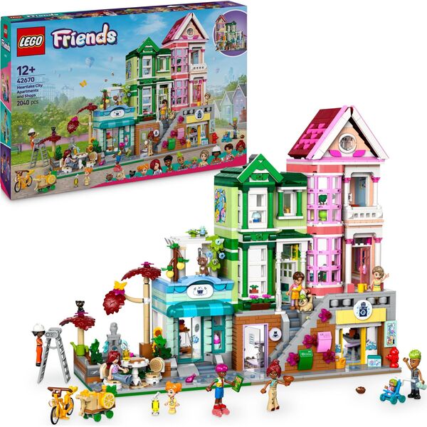 LEGO Friends Mieszkania i sklepy w mieście Heartlake (42670)