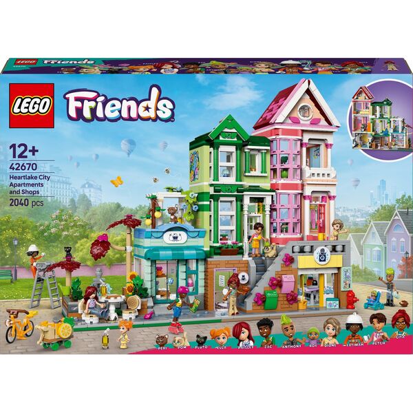 LEGO Friends Mieszkania i sklepy w mieście Heartlake (42670)