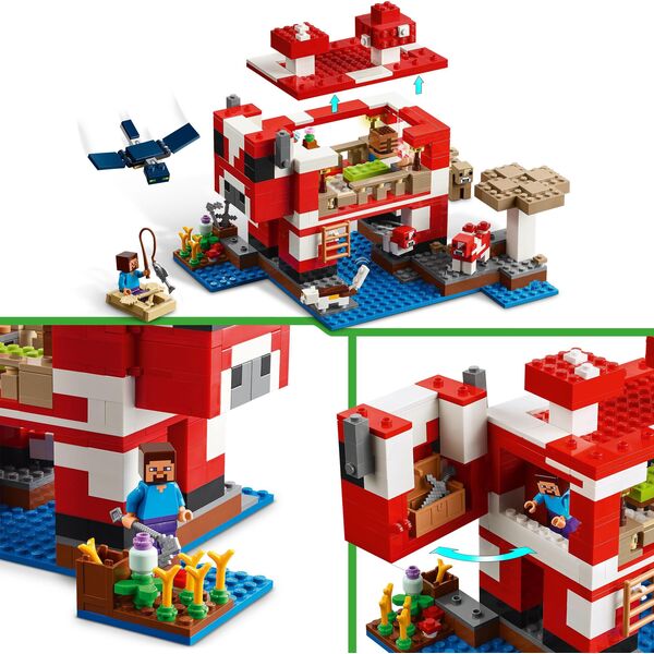 Minecraft Dom grzybowej krowy (21270)