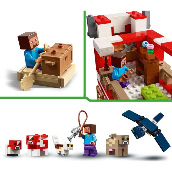 Minecraft Dom grzybowej krowy (21270)