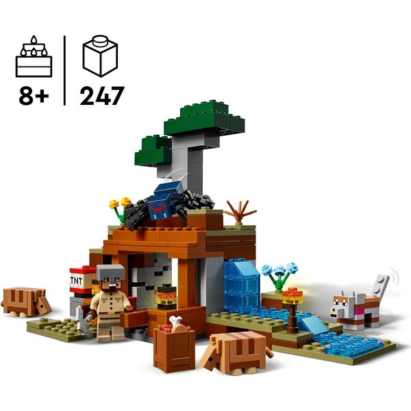 Minecraft Wyprawa do pancernikowej kopalni (21269)