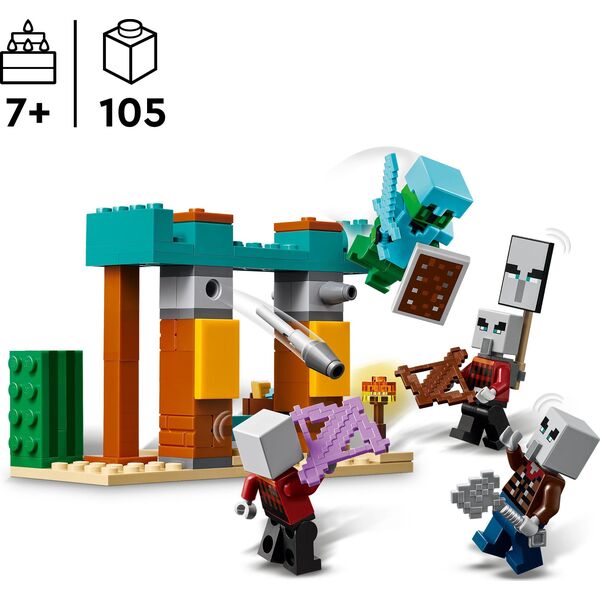 Minecraft Pustynny patrol złosadników (21267)