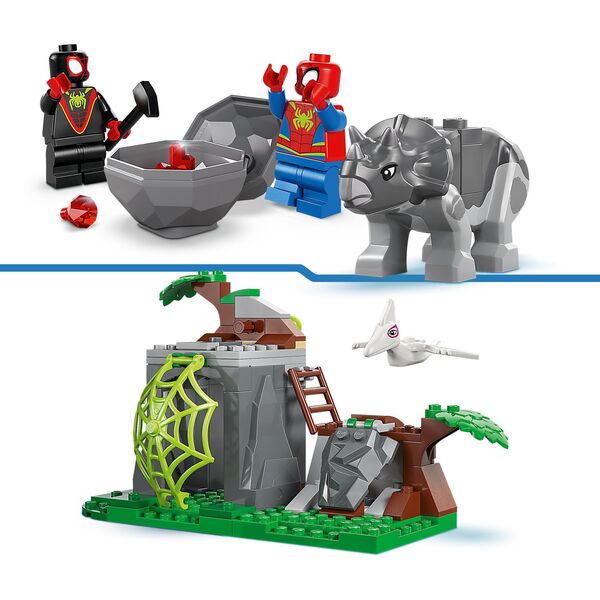 Marvel Misja ratunkowa zespołu Spidey’ego w dinoterenówce (11199)