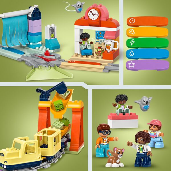 Duplo Duży interaktywny pociąg miejski (10428)