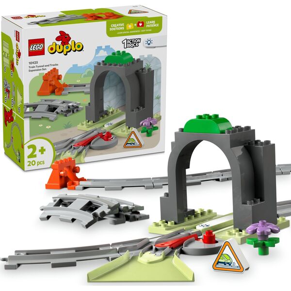 Duplo Tunel i tory kolejowe — zestaw rozszerzający10425)