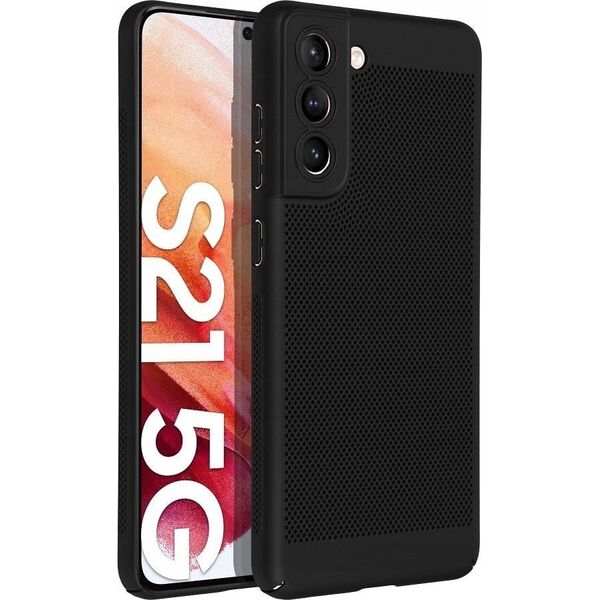 OEM Futerał BREEZY do SAMSUNG S21 FE czarny