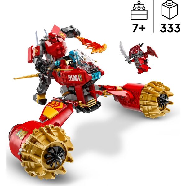 Ninjago Burzowy jeździec-mech Kaia (71830)