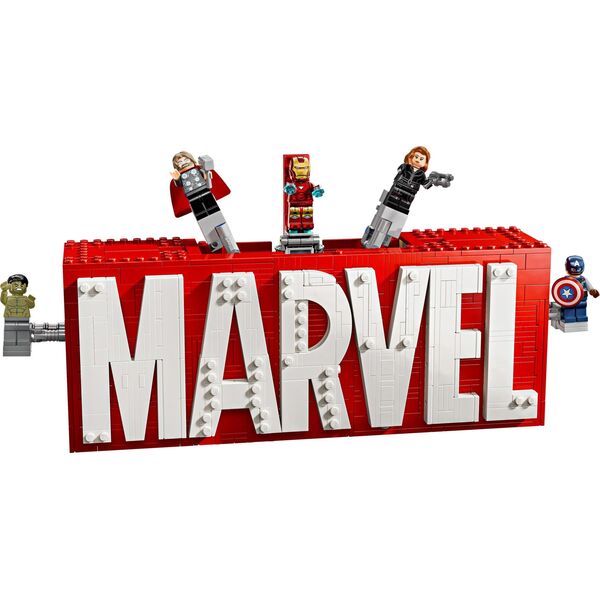 Marvel Logo MARVEL z minifigurkami  (76313)