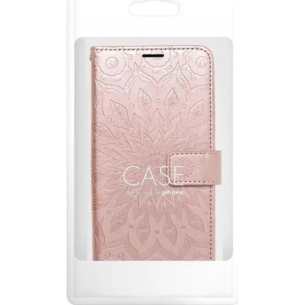 ForCell Kabura Forcell MEZZO Book do IPHONE 13 mandala złoty róż