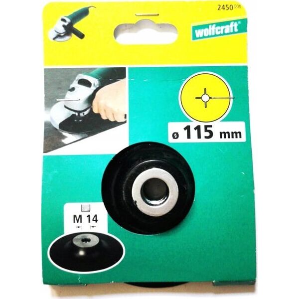 Wolfcraft Δίσκος λείανσης 115 mm Wolfcraft - M 14 7416438 4006885245006