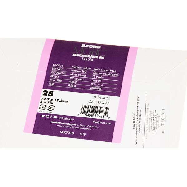 Ilford 1x 25 Ilford MG RC DL 1M 13x18 6508485 19498179839