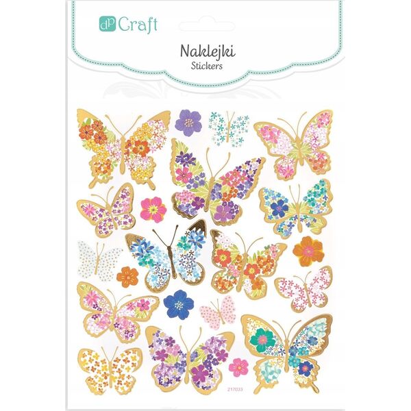 Dalprint DPCRAFT Αυτοκόλλητα Πεταλούδες 2, 21 τεμ. Dalprint 8128019 5907590000296