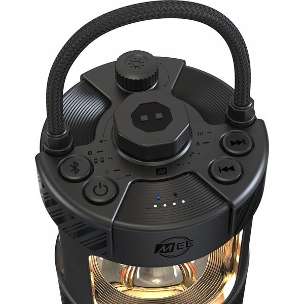 Głośnik MEE audio Mee Audio LightSPKR gĹoĹnik bluetooth bezprzewodowy lampa na kemping z funkcjÄ powerbank - Midnight Black