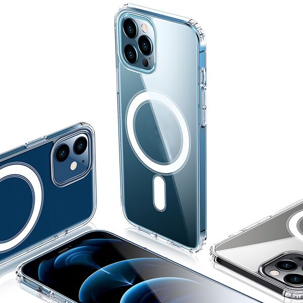 Anti Shock 1,5 mm Mag case for iPhone 16 Plus 6,7&quot; transparent big hole + button 5906961945693