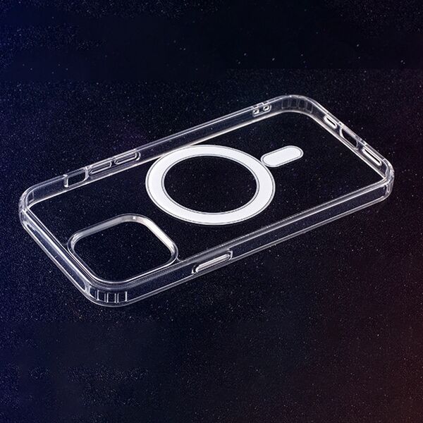 Anti Shock 1,5 mm Mag case for iPhone 16 Pro 6,3&quot; transparent big hole + button 5906961945686