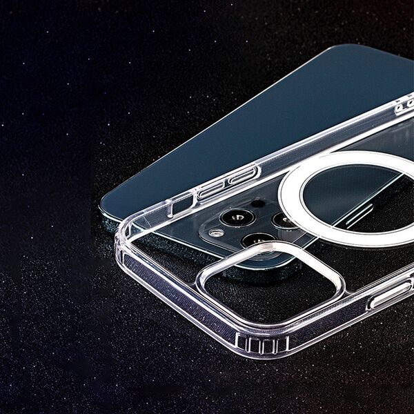 Anti Shock 1,5 mm Mag case for iPhone 16 Plus 6,7&quot; transparent big hole + button 5906961945693