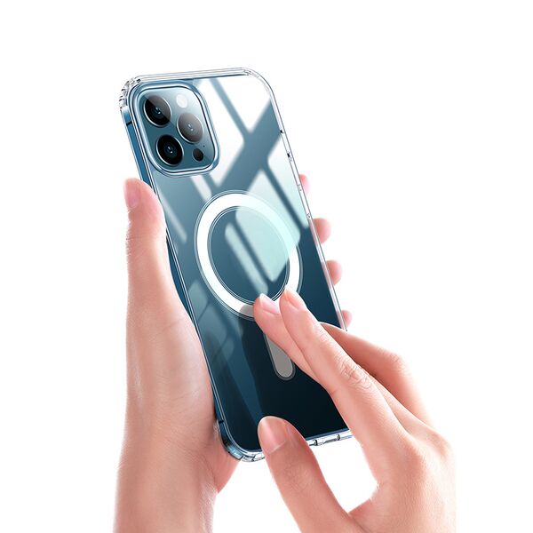 Anti Shock 1,5 mm Mag case for iPhone 16 Plus 6,7&quot; transparent big hole + button 5906961945693
