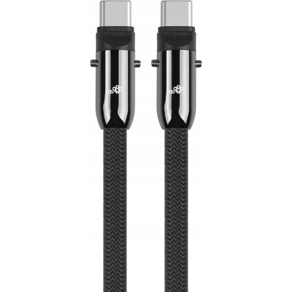 Καλώδιο USB TB 2 σε 1 Κορδόνι καλωδίου USB C 1,2 m μαύρο 14147266 5902002262613