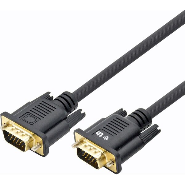 Kabel TB Print D-Sub (VGA) - D-Sub (VGA) 1.8m czarny (AKTBXVGAMMG180B)