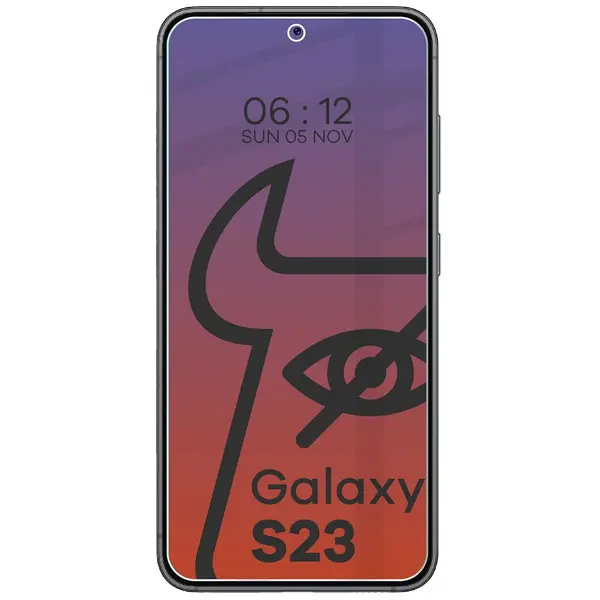 Bizon Glass Clear Shadow Samsung Galaxy S23 tinted
