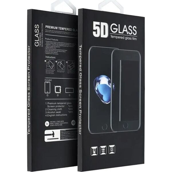 5D Full Glue Tempered Glass - do Samsung Galaxy S21 FE czarny