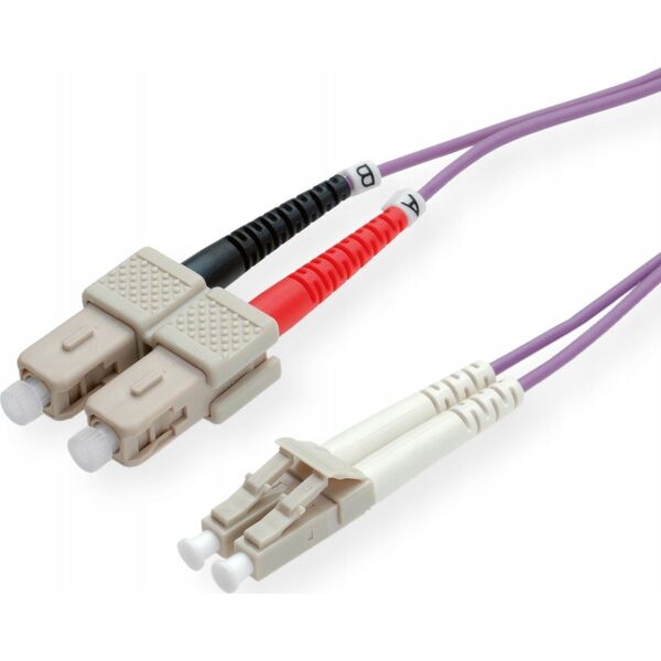 Roline ROLINE LWL- Καλώδιο 50/125µm OM4, LC/SC, βιολετί 2m (21.15.8762) 5521358 7611990196364