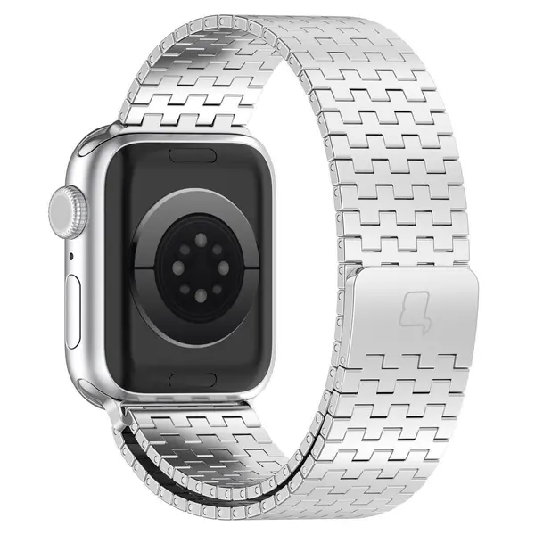Bizon Strap Watch Titanium Apple Watch 38/40/41/42 mm silver