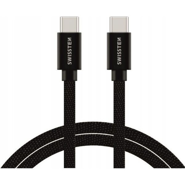 Καλώδιο Swissten Universalus Swissten USB-C 3.1 Καλώδιο USB, 1,2 m, juodos spalvos 5607972 8595217455962