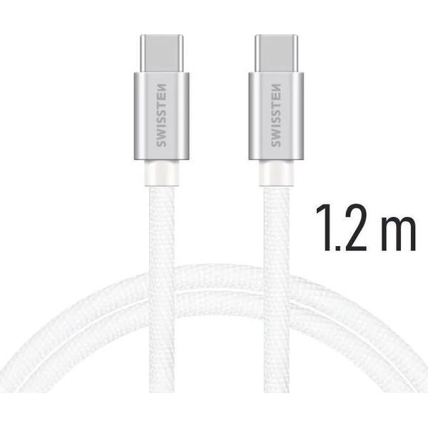 Καλώδιο Swissten Universalus Swissten USB-C 3.1 Καλώδιο USB, 1,2 m, juodos spalvos 5607972 8595217455962