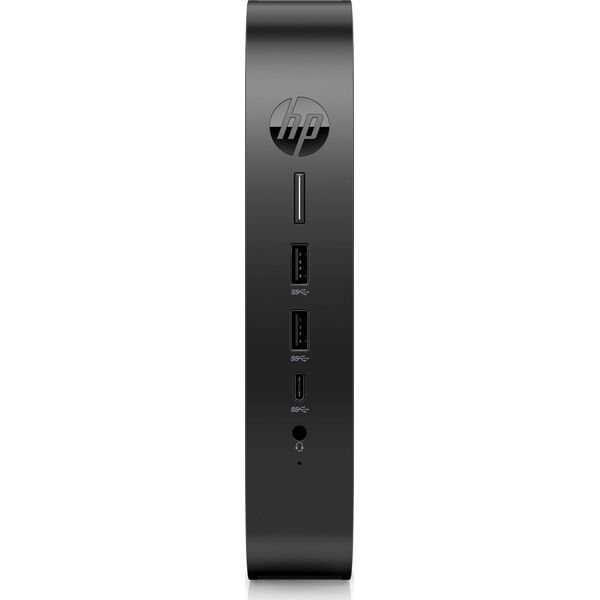 Komputer HP HP Elite t655 - Thin Client - SFF - 1 x Ryzen Embedded R2314 / 2.1 GHz - RAM 4 GB - Flash 32 GB - eMMC - Radeon Graphics - 1GbE - IGEL OS - Monitor: keiner - Tastatur: Deutsch