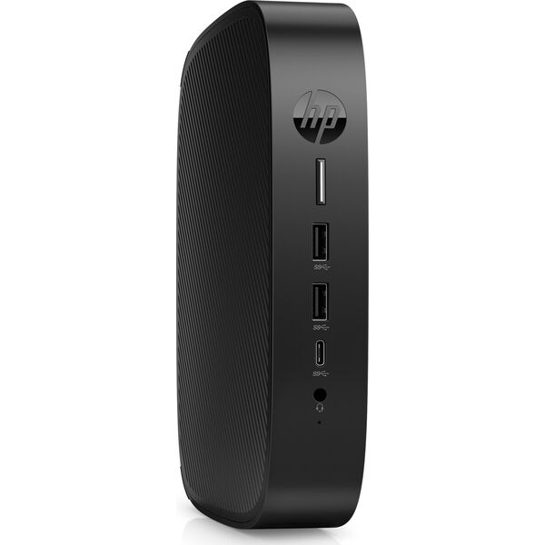 Komputer HP HP Elite t655 - Thin Client - SFF - 1 x Ryzen Embedded R2314 / 2.1 GHz - RAM 4 GB - Flash 32 GB - eMMC - Radeon Graphics - 1GbE - IGEL OS - Monitor: keiner - Tastatur: Deutsch
