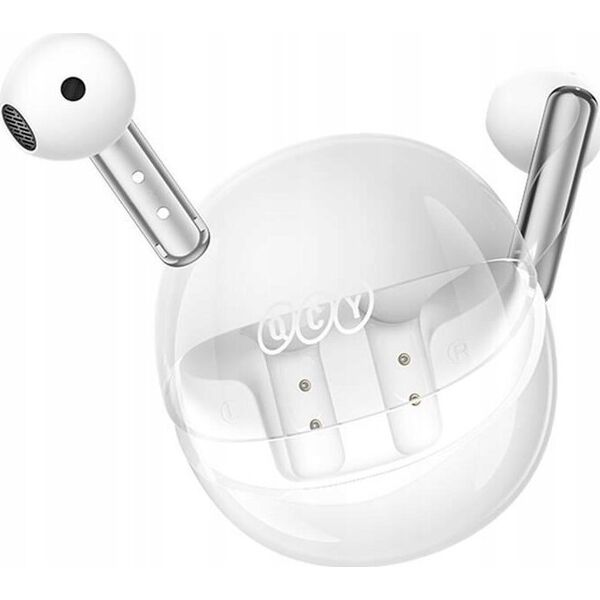 Słuchawki QCY Słuchawki TWS QCY AilyBuds Clear T32 (białe)