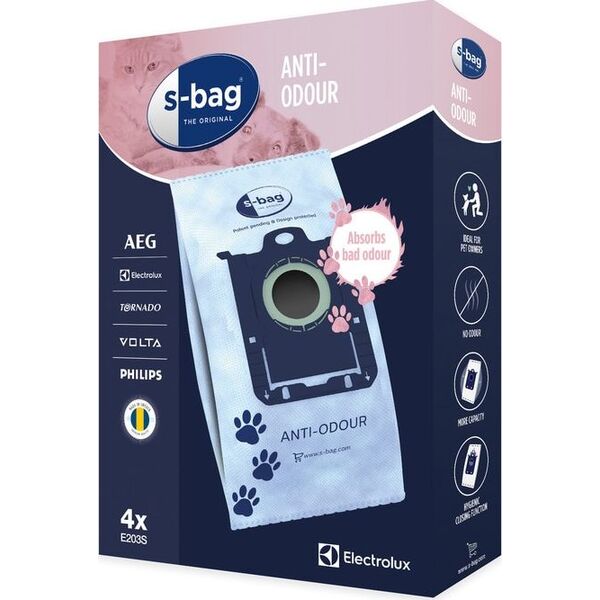 Worek do odkurzacza Electrolux E203S s-bag® Anti-Odour 4 szt.