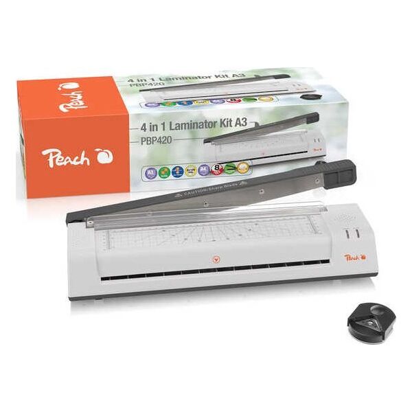 Laminator Peach Laminator Peach 3 in 1 Laminater & Cutter PBP420 , A3