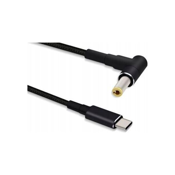 Kabel USB MicroConnect USB-C - DC 5.5 x 2.5 mm 1.2 m Czarny (USBC-DC-5A-12V)