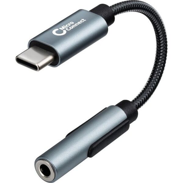 Adapter USB MicroConnect Microconnect MC-AUDIO-USBC adapter kablowy 0,13 m Srebrny