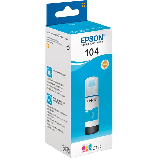 Tusz Epson Tusz Ecotank 104 Cyan