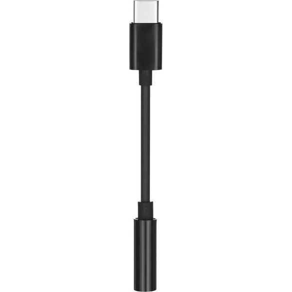 Adapter USB Partner Tele.com USB-C - Jack 3.5mm Czarny  (7EB1-6147B)