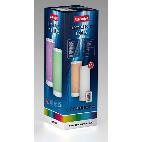 Lampa stołowa Activejet Lampa dekoracyjna LED Activejet AJE-CERES RGB